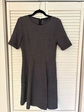 knee length dresses for ladies Linen Square Neck Sleeveless Dress Cassidy